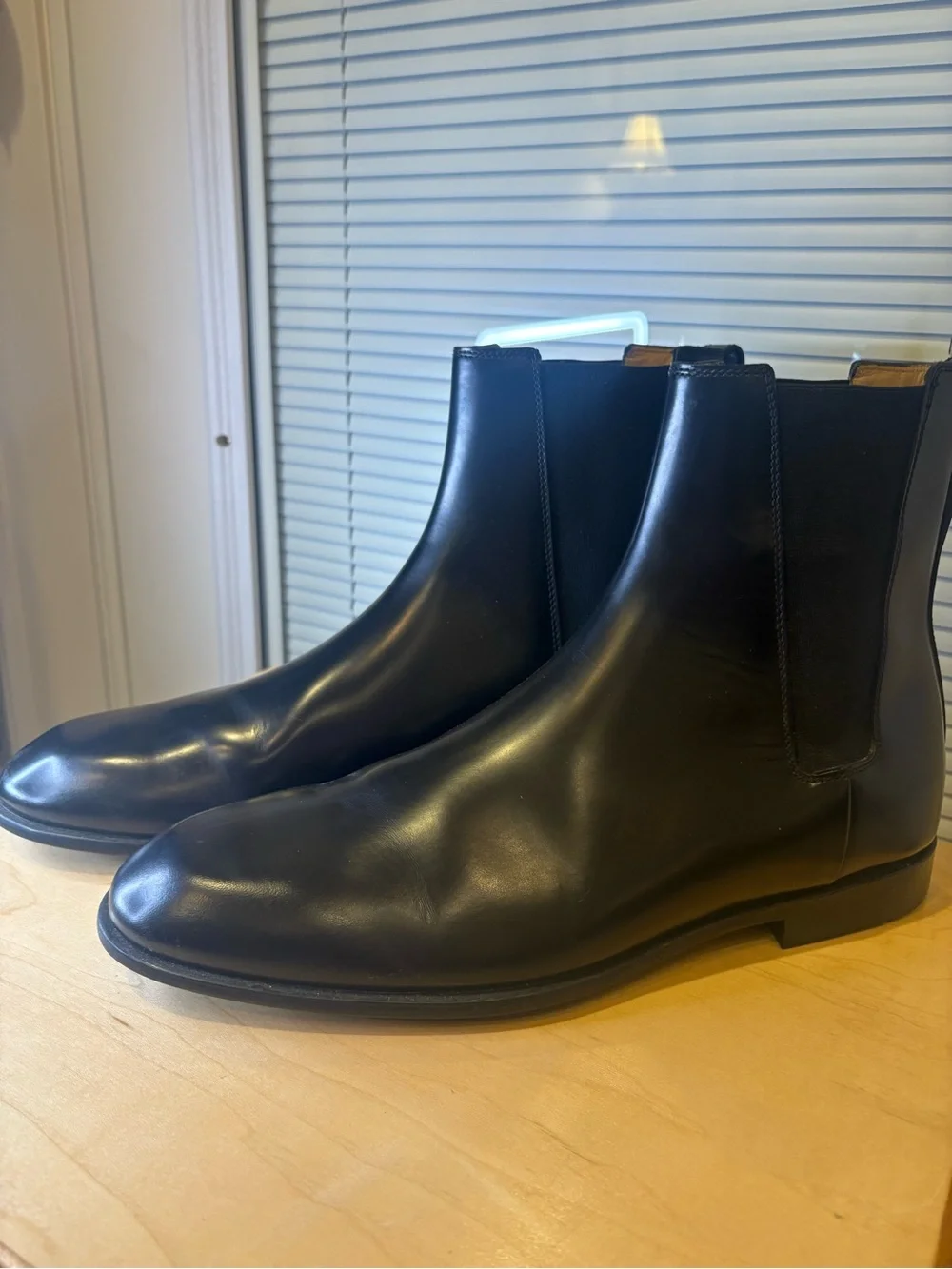 Salvatore Ferragamo Black Leather Chukka Boots